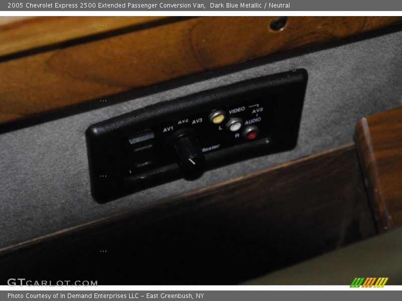 Dark Blue Metallic / Neutral 2005 Chevrolet Express 2500 Extended Passenger Conversion Van