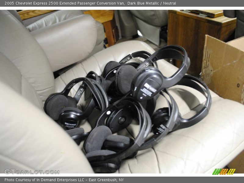 Dark Blue Metallic / Neutral 2005 Chevrolet Express 2500 Extended Passenger Conversion Van