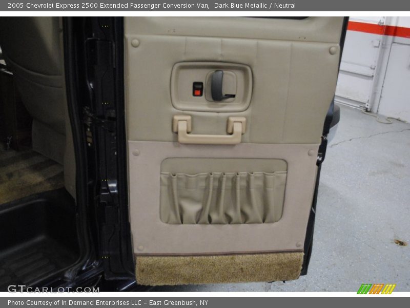 Dark Blue Metallic / Neutral 2005 Chevrolet Express 2500 Extended Passenger Conversion Van