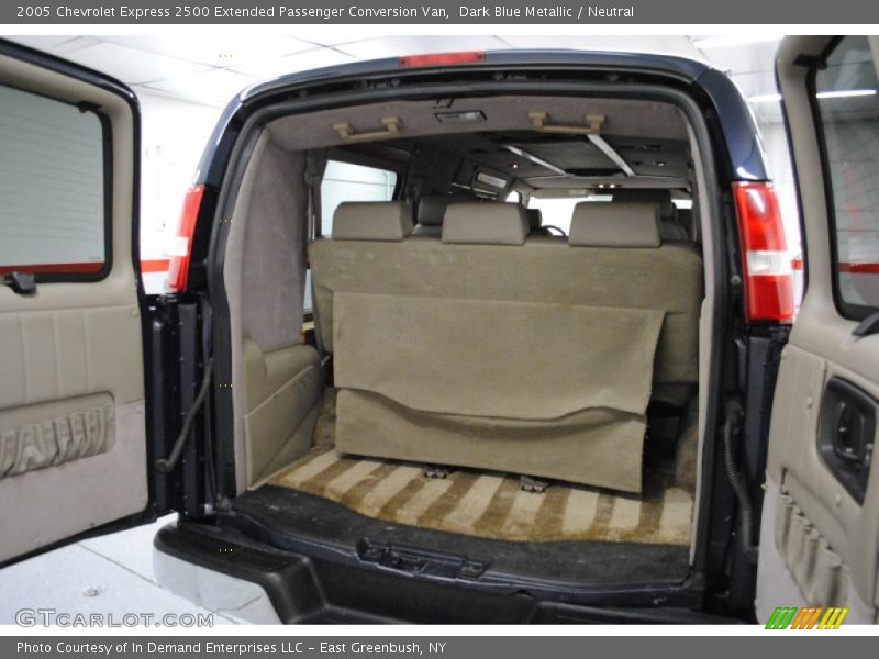 Dark Blue Metallic / Neutral 2005 Chevrolet Express 2500 Extended Passenger Conversion Van