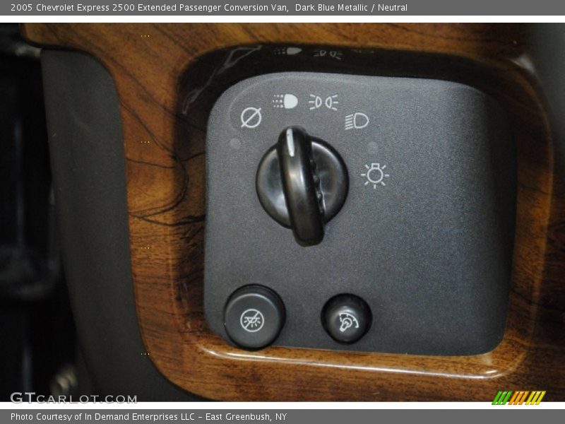 Dark Blue Metallic / Neutral 2005 Chevrolet Express 2500 Extended Passenger Conversion Van