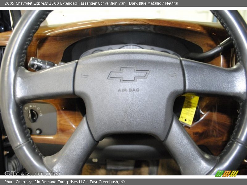 Dark Blue Metallic / Neutral 2005 Chevrolet Express 2500 Extended Passenger Conversion Van