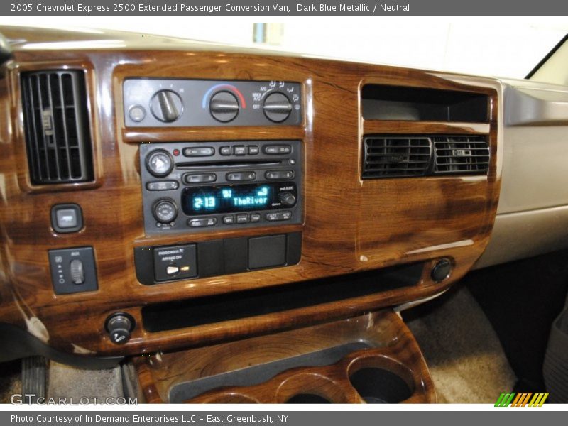 Dark Blue Metallic / Neutral 2005 Chevrolet Express 2500 Extended Passenger Conversion Van