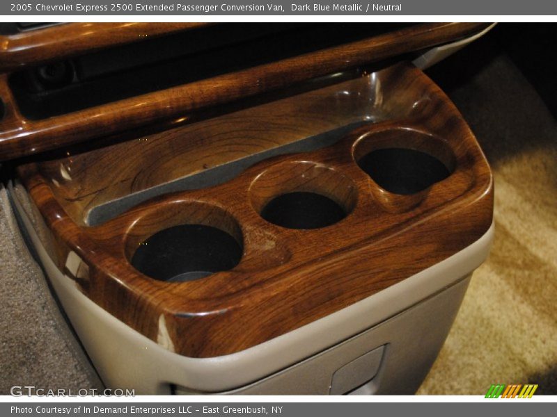 Dark Blue Metallic / Neutral 2005 Chevrolet Express 2500 Extended Passenger Conversion Van