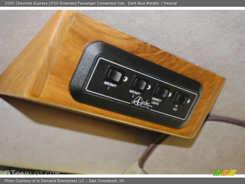 Dark Blue Metallic / Neutral 2005 Chevrolet Express 2500 Extended Passenger Conversion Van