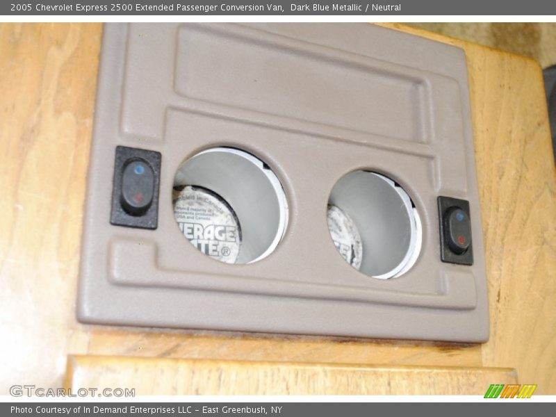 Dark Blue Metallic / Neutral 2005 Chevrolet Express 2500 Extended Passenger Conversion Van