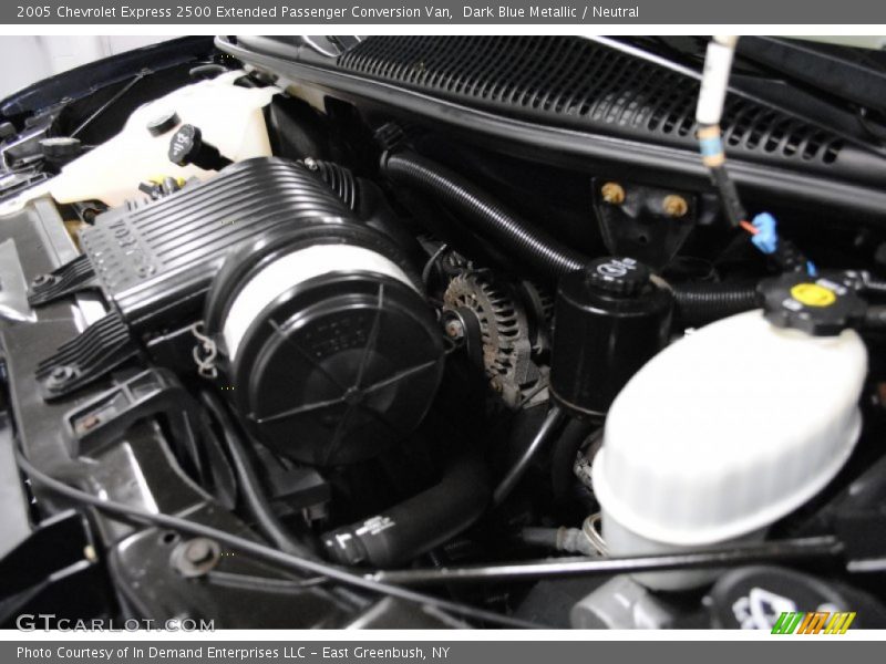 Dark Blue Metallic / Neutral 2005 Chevrolet Express 2500 Extended Passenger Conversion Van