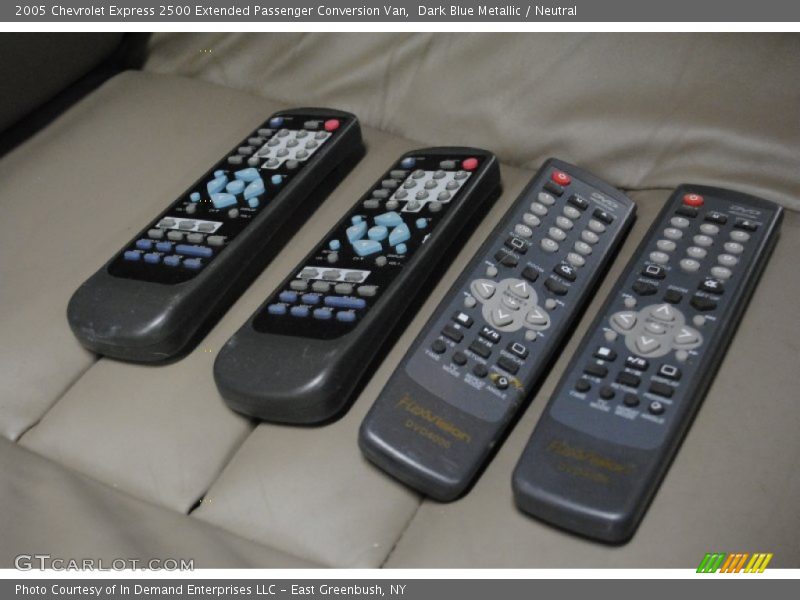 Dark Blue Metallic / Neutral 2005 Chevrolet Express 2500 Extended Passenger Conversion Van