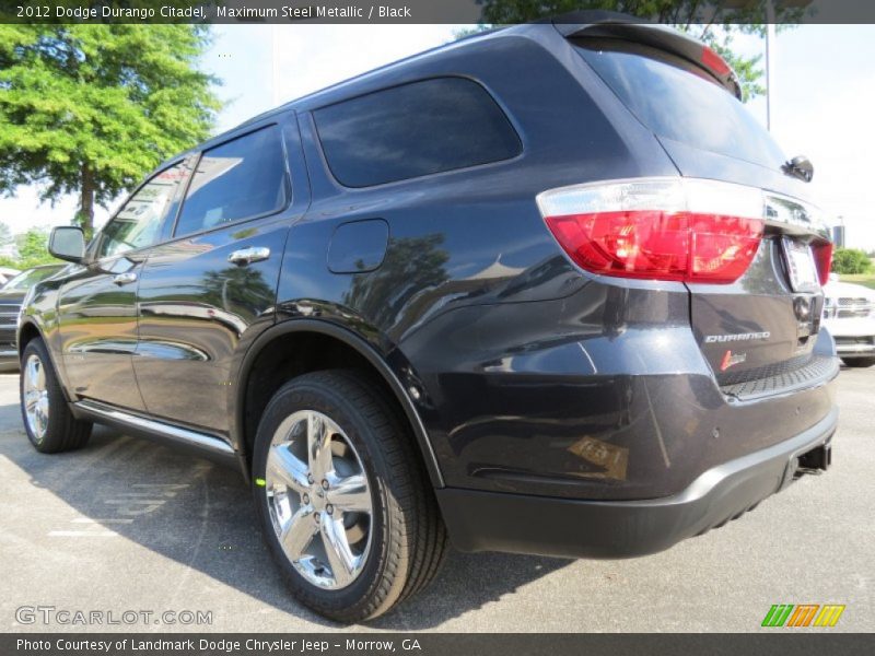 Maximum Steel Metallic / Black 2012 Dodge Durango Citadel