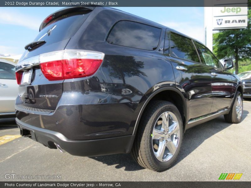 Maximum Steel Metallic / Black 2012 Dodge Durango Citadel