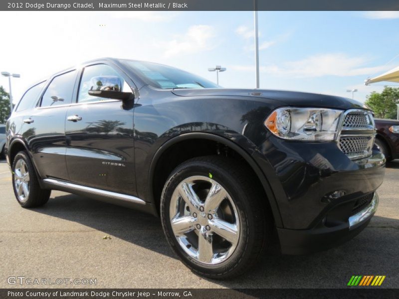 Maximum Steel Metallic / Black 2012 Dodge Durango Citadel