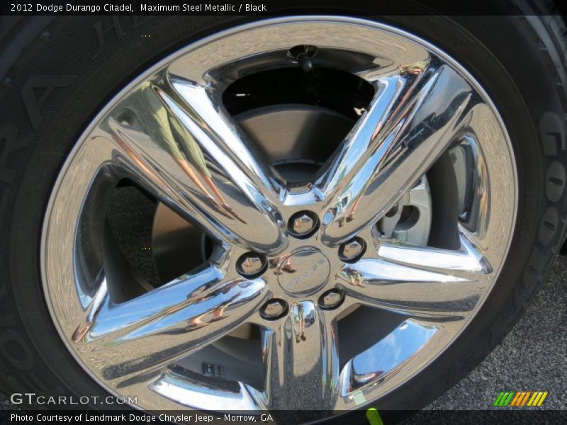 Maximum Steel Metallic / Black 2012 Dodge Durango Citadel