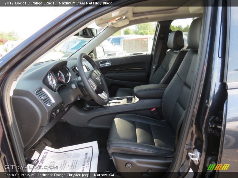 Maximum Steel Metallic / Black 2012 Dodge Durango Citadel