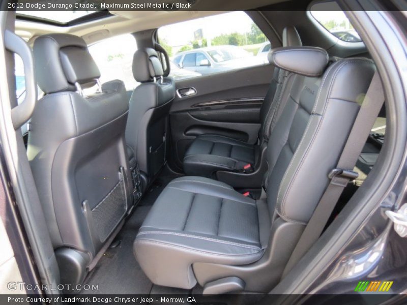 Maximum Steel Metallic / Black 2012 Dodge Durango Citadel