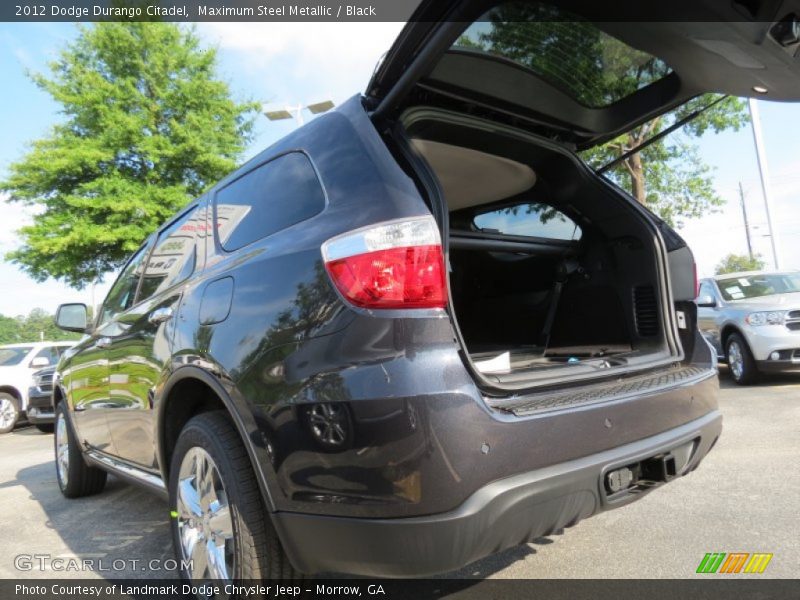 Maximum Steel Metallic / Black 2012 Dodge Durango Citadel