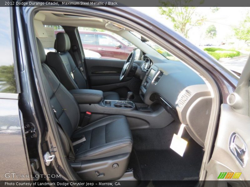 Maximum Steel Metallic / Black 2012 Dodge Durango Citadel