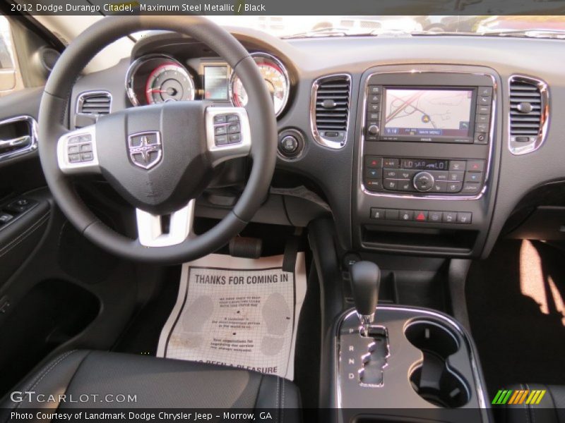 Maximum Steel Metallic / Black 2012 Dodge Durango Citadel