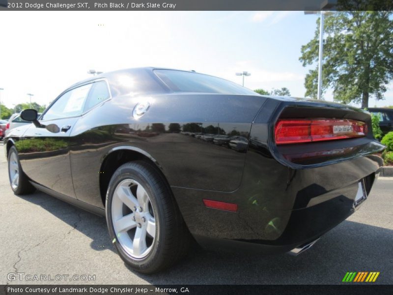 Pitch Black / Dark Slate Gray 2012 Dodge Challenger SXT