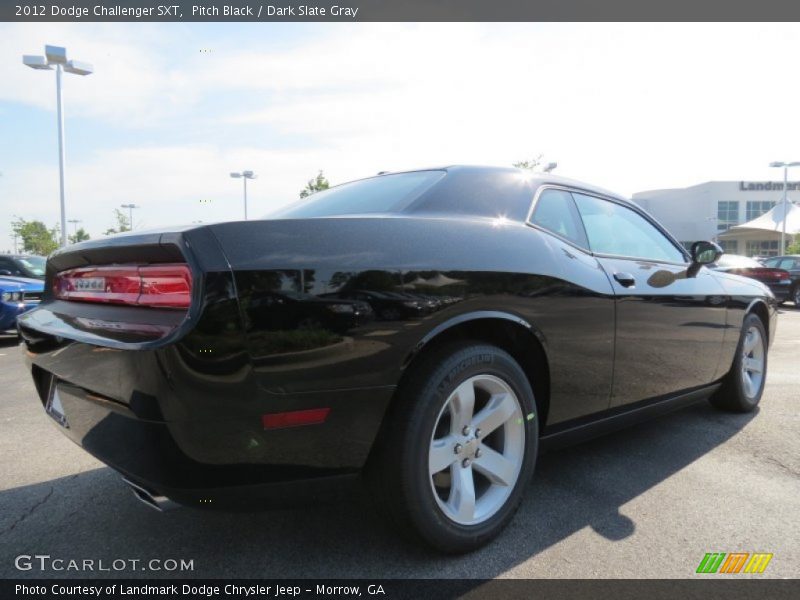 Pitch Black / Dark Slate Gray 2012 Dodge Challenger SXT