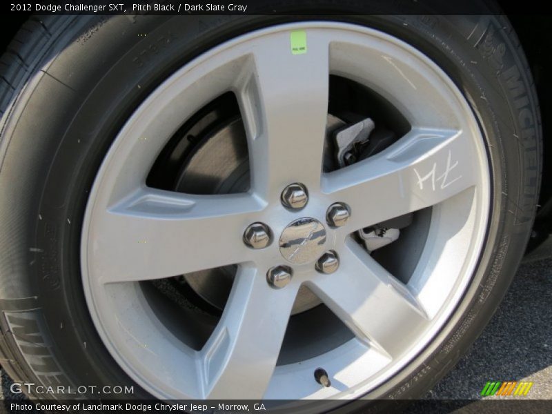 Pitch Black / Dark Slate Gray 2012 Dodge Challenger SXT