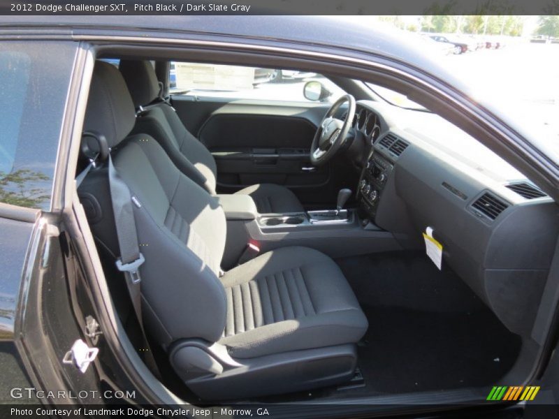 Pitch Black / Dark Slate Gray 2012 Dodge Challenger SXT