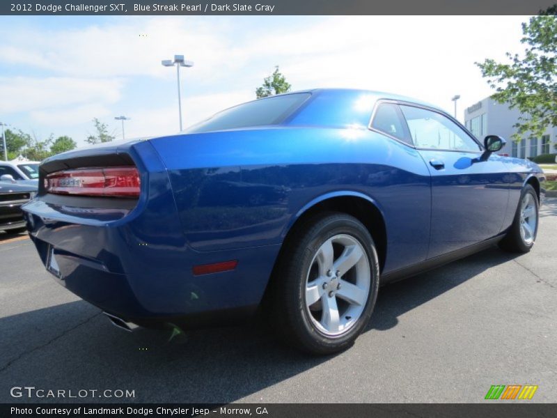 Blue Streak Pearl / Dark Slate Gray 2012 Dodge Challenger SXT