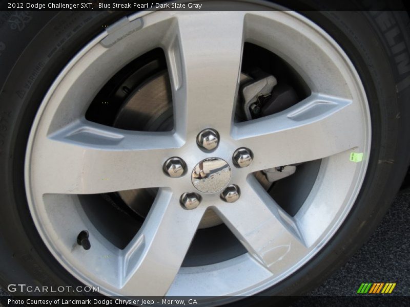 Blue Streak Pearl / Dark Slate Gray 2012 Dodge Challenger SXT
