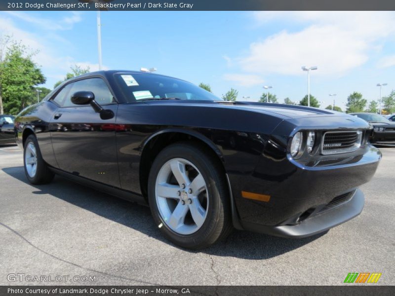 Blackberry Pearl / Dark Slate Gray 2012 Dodge Challenger SXT