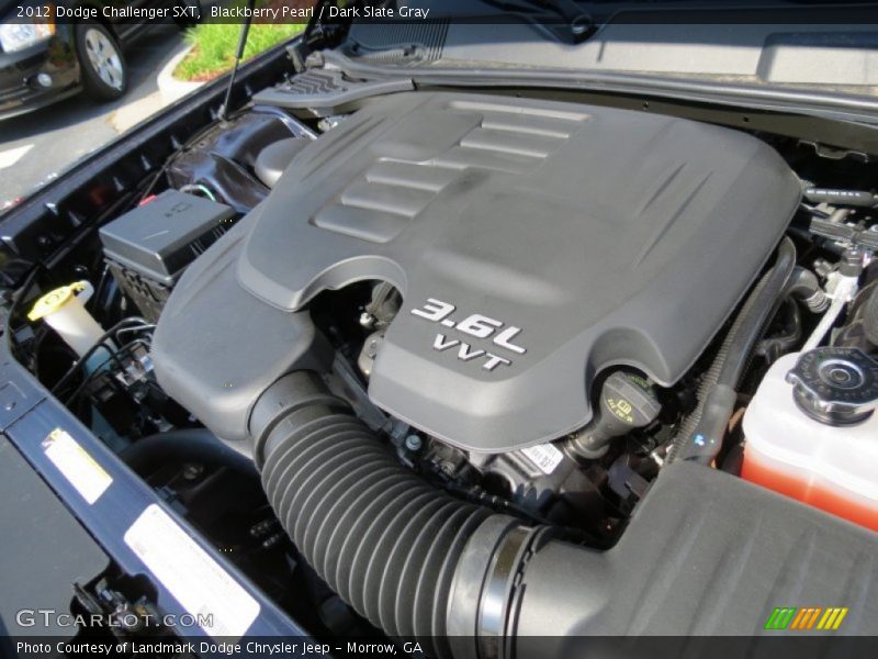 Blackberry Pearl / Dark Slate Gray 2012 Dodge Challenger SXT