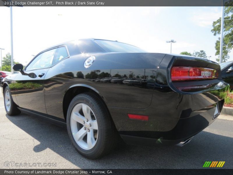 Pitch Black / Dark Slate Gray 2012 Dodge Challenger SXT