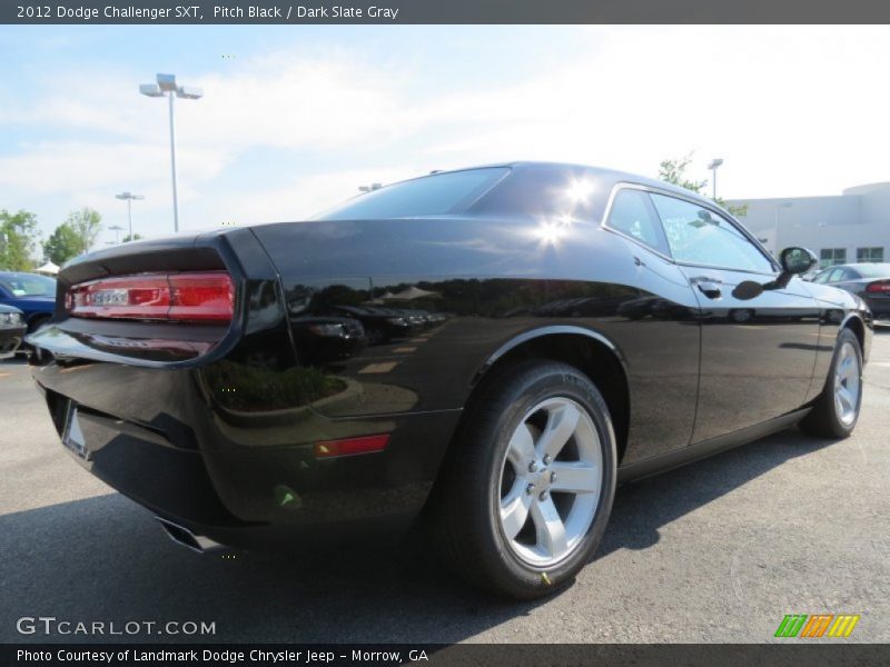 Pitch Black / Dark Slate Gray 2012 Dodge Challenger SXT