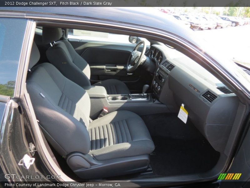 Pitch Black / Dark Slate Gray 2012 Dodge Challenger SXT