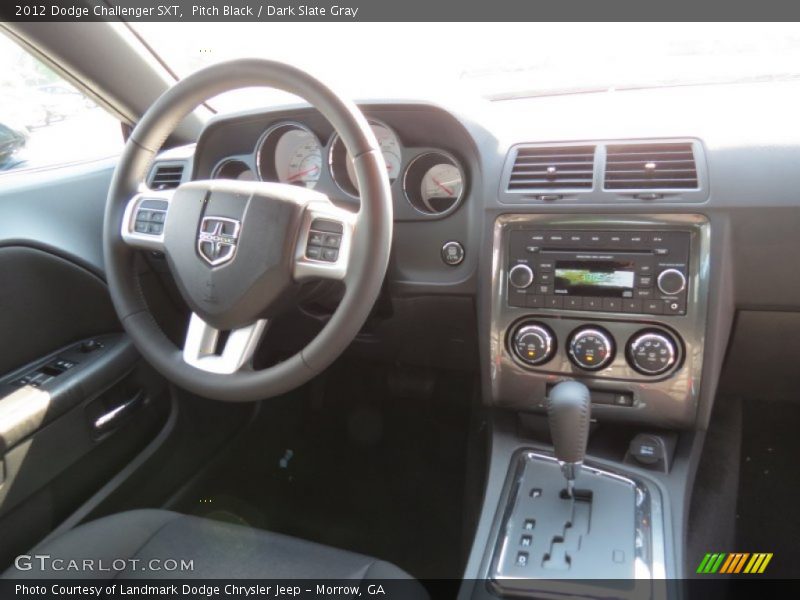 Pitch Black / Dark Slate Gray 2012 Dodge Challenger SXT