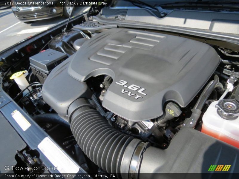 Pitch Black / Dark Slate Gray 2012 Dodge Challenger SXT