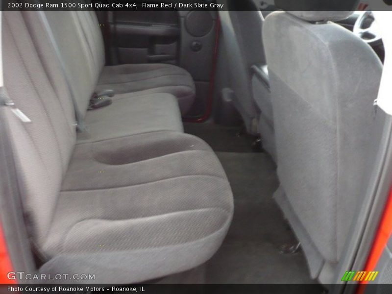 Flame Red / Dark Slate Gray 2002 Dodge Ram 1500 Sport Quad Cab 4x4