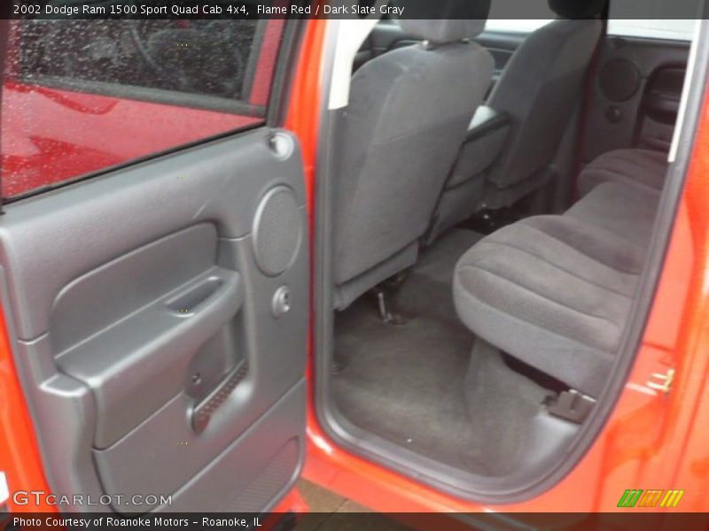 Flame Red / Dark Slate Gray 2002 Dodge Ram 1500 Sport Quad Cab 4x4