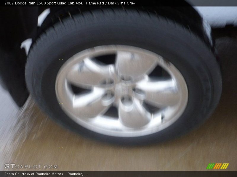 Flame Red / Dark Slate Gray 2002 Dodge Ram 1500 Sport Quad Cab 4x4