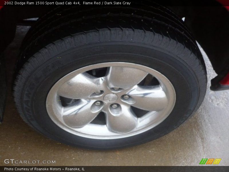 Flame Red / Dark Slate Gray 2002 Dodge Ram 1500 Sport Quad Cab 4x4