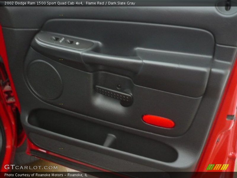 Flame Red / Dark Slate Gray 2002 Dodge Ram 1500 Sport Quad Cab 4x4