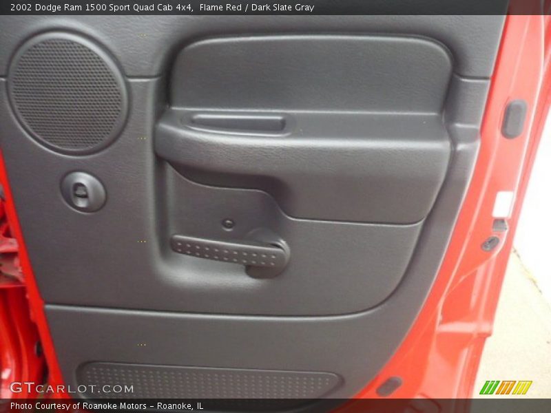 Flame Red / Dark Slate Gray 2002 Dodge Ram 1500 Sport Quad Cab 4x4