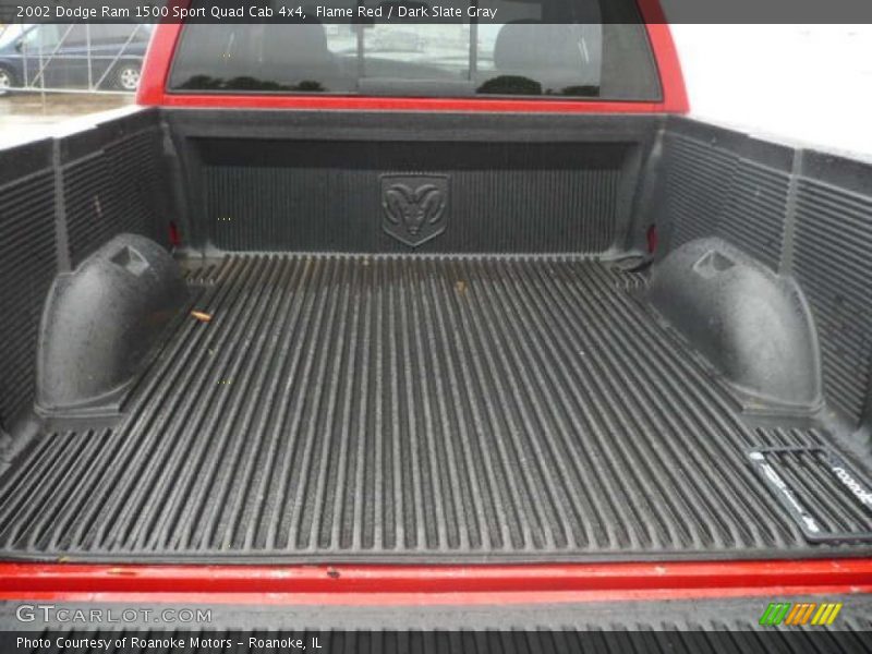 Flame Red / Dark Slate Gray 2002 Dodge Ram 1500 Sport Quad Cab 4x4