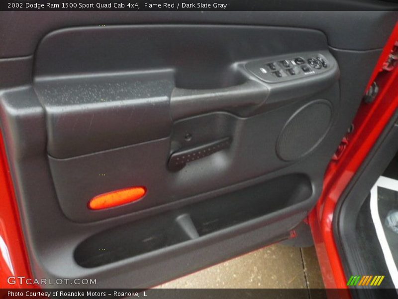 Flame Red / Dark Slate Gray 2002 Dodge Ram 1500 Sport Quad Cab 4x4