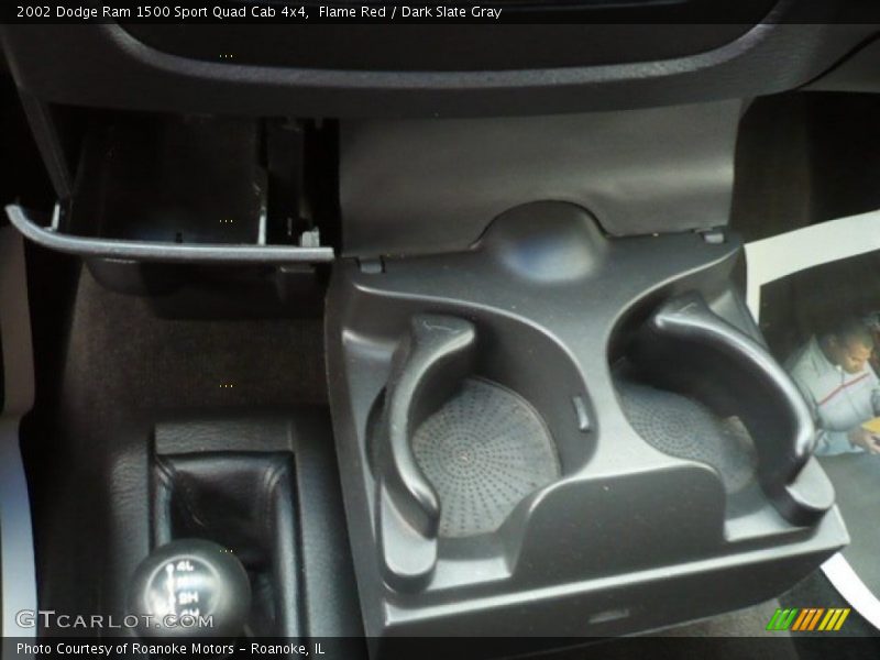 Flame Red / Dark Slate Gray 2002 Dodge Ram 1500 Sport Quad Cab 4x4