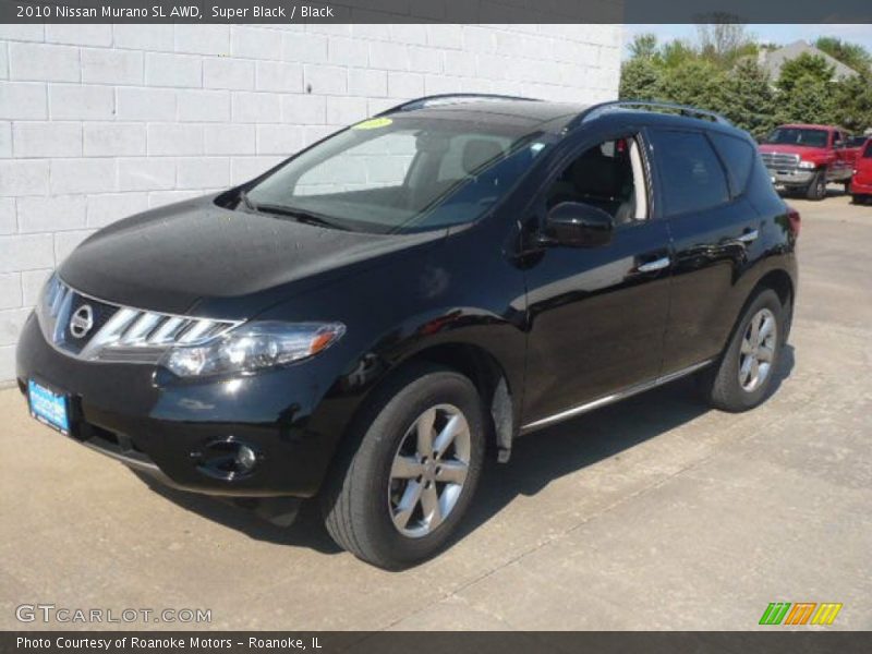 Super Black / Black 2010 Nissan Murano SL AWD