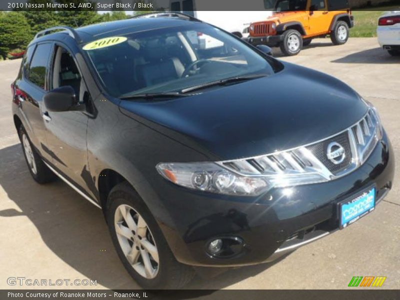 Super Black / Black 2010 Nissan Murano SL AWD