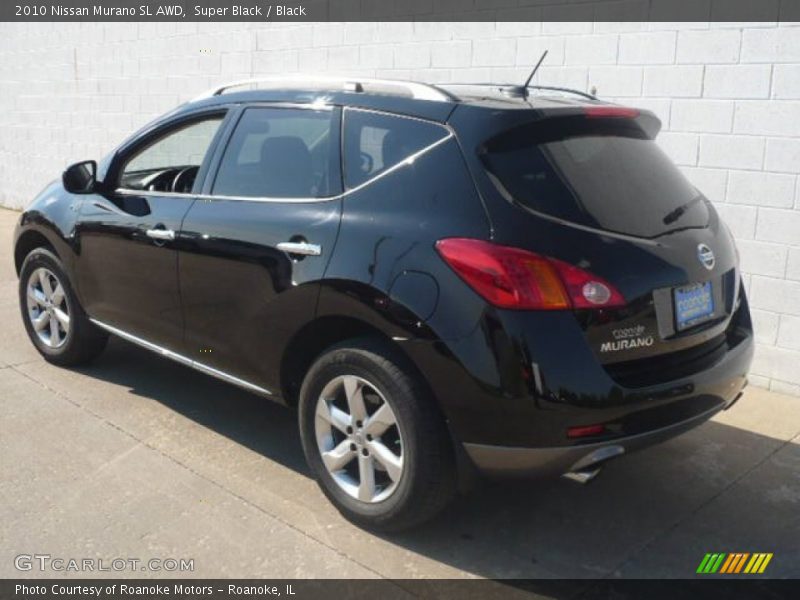Super Black / Black 2010 Nissan Murano SL AWD