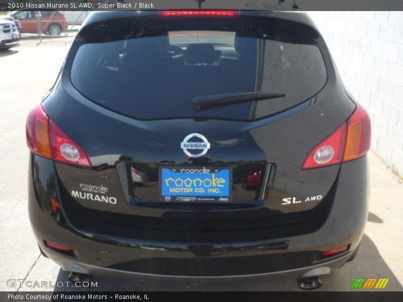 Super Black / Black 2010 Nissan Murano SL AWD