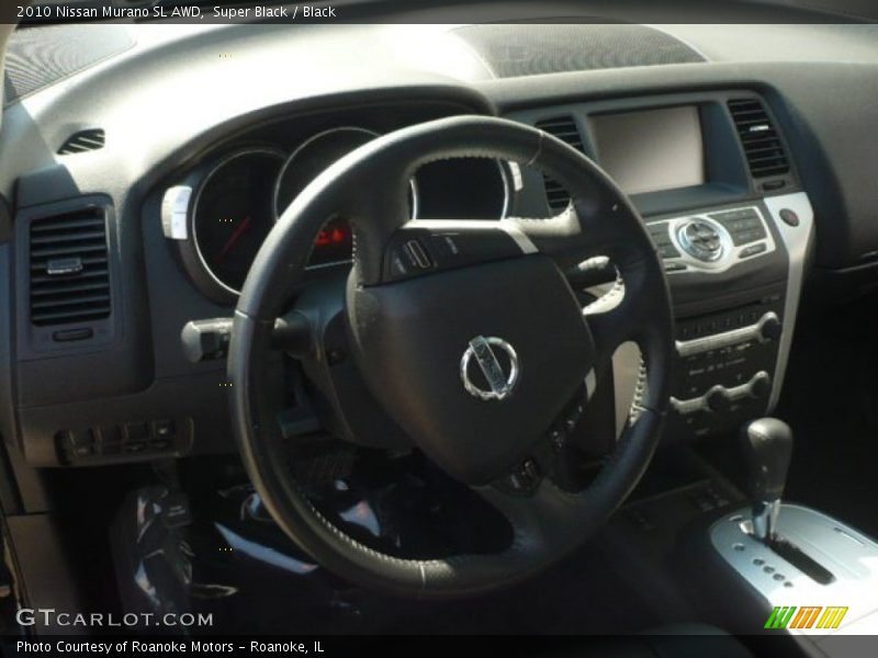 Super Black / Black 2010 Nissan Murano SL AWD