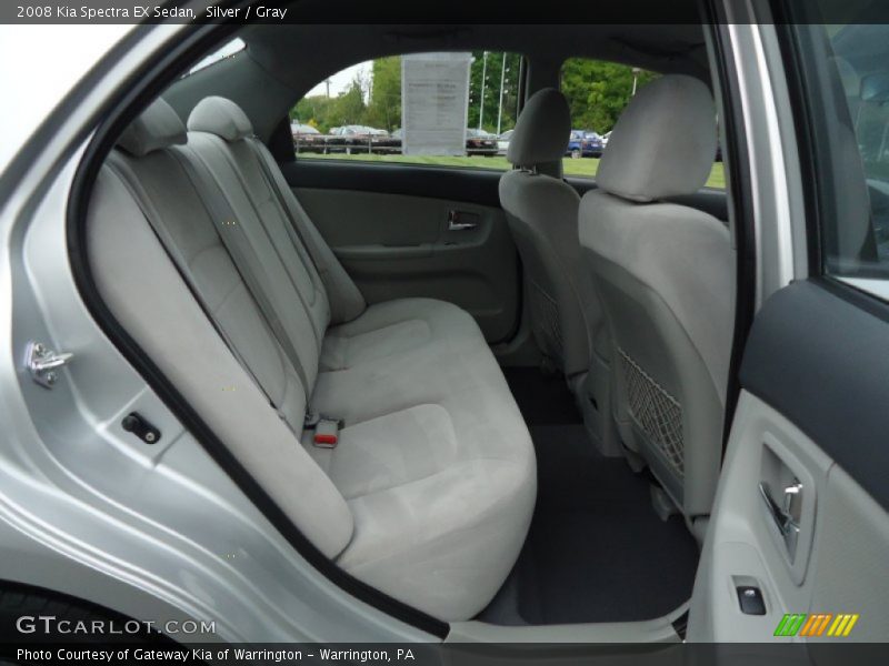 Silver / Gray 2008 Kia Spectra EX Sedan
