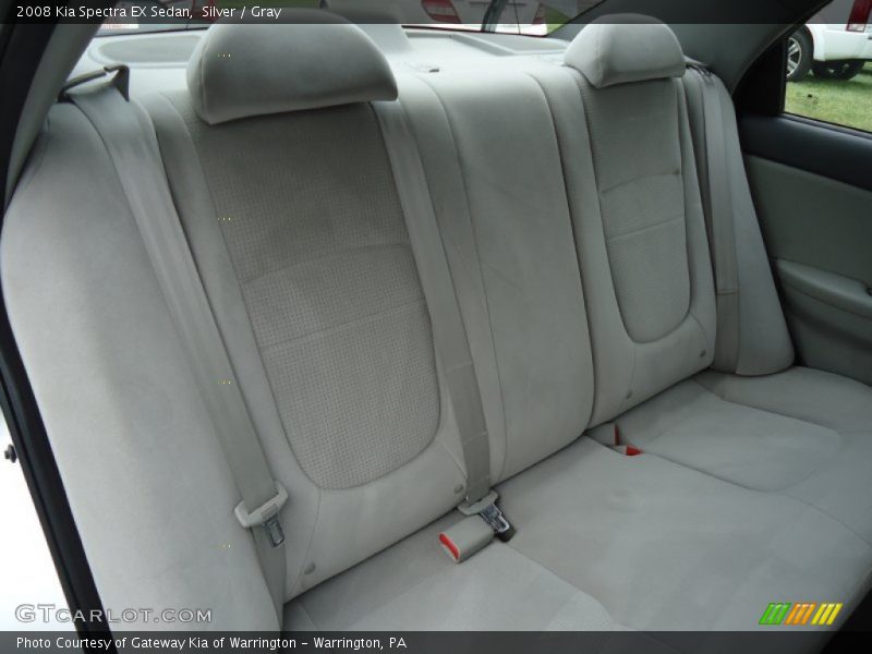 Silver / Gray 2008 Kia Spectra EX Sedan
